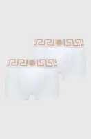 Boxerky Versace 2-pack pánské, bílá barva, AU10181 1A10011