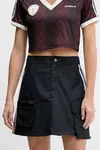 Sukně adidas Originals Cargo Miniskirt černá barva, mini, áčková, JJ3087