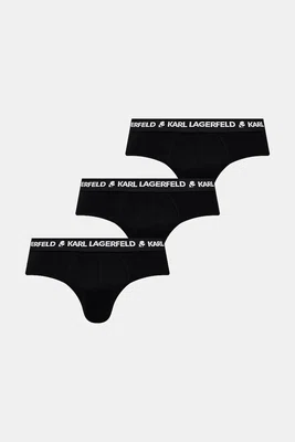 Spodní prádlo Karl Lagerfeld 3-pack pánské, černá barva, A1M47152
