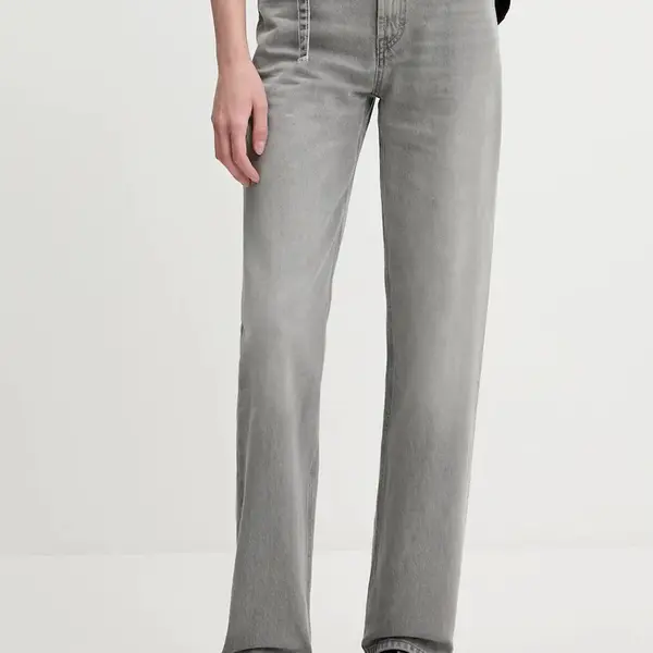 Džíny HUGO dámské, high waist, 50545190