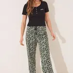 Pyžamo women'secret dámské, černá barva, 3592390