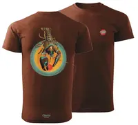 Giants fishing tričko pánské rak hnědé - xxxl