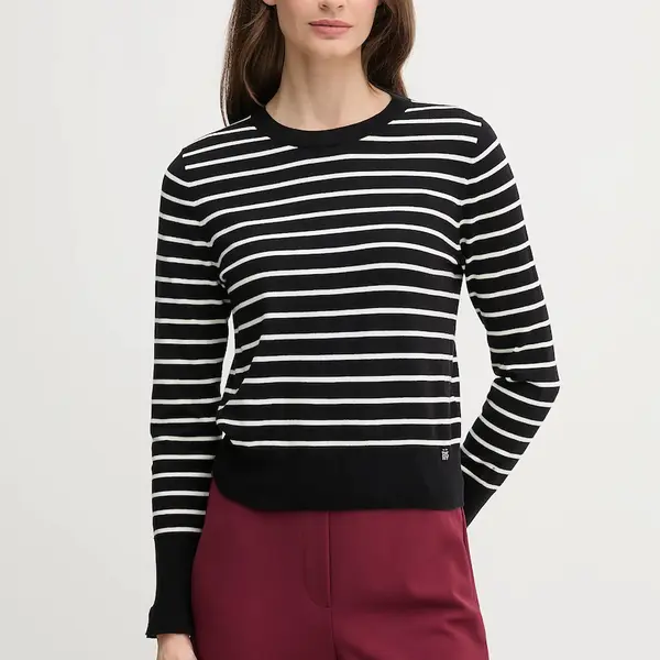 Svetr Dkny dámský, černá barva, DJ5R0655