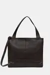 Kožená kabelka Answear.LAB hnědá barva