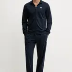 Bavlněná tepláková souprava EA7 Emporio Armani pánská, tmavomodrá barva, AF13512.7M000907