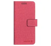 SWISSTEN LIBRO UNI flipové pouzdro XXL červené (170x83 mm)