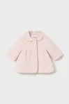 Dětský kabátek Mayoral Newborn růžová barva, 2401