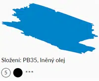 Olejová barva Umton 20ml – 0093 Coelinová modř brilantní