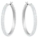 Swarovski Třpytivé kruhové náušnice Stone 5389432