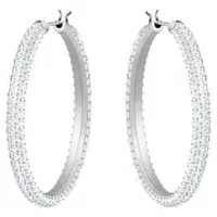 Swarovski Třpytivé kruhové náušnice Stone 5389432