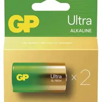 Gp batteries alkalická baterie gp ultra d (lr20) 2 ks