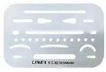 Linex - Šablona LINEX ES30 ocelová.