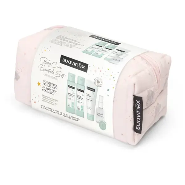 Suavinex Baby Care Essentials Set Pink cestovná sada pre deti