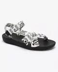 Resti White women's sandals with bow Oyall