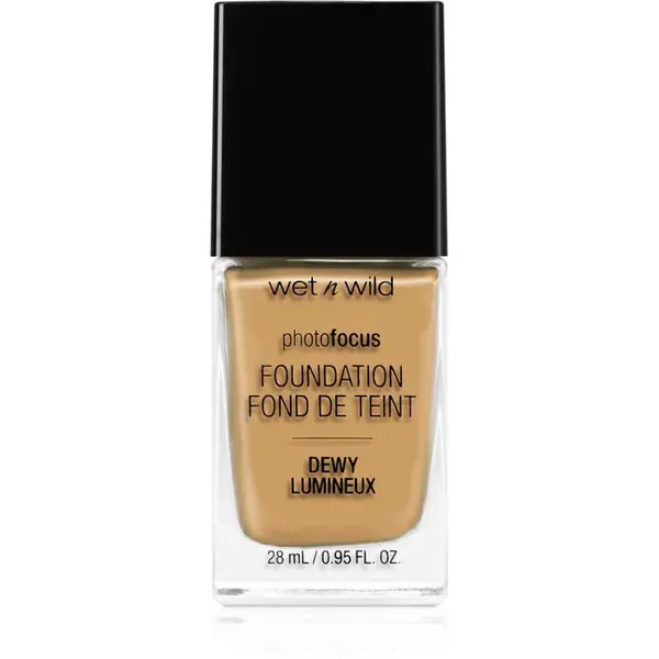 Wet n Wild PhotoFocus ľahký hydratačný make-up pre rozjasnenie pleti odtieň Desert Beige 28 ml