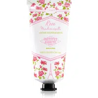 Institut Karité Paris Rose Mademoiselle Shea Hand Cream ľahký krém na ruky s bambuckým maslom tube + box 75 ml