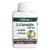 MEDPHARMA L-Carnitín 500 mg + Inulín + Chróm 67 tablet