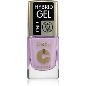 Delia Cosmetics Coral Nail Enamel Hybrid Gel gélový lak na nechty odtieň 141 11 ml