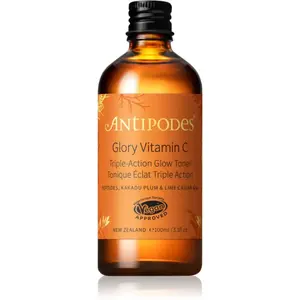 Antipodes Glory Vitamin C Triple-Action Glow Toner rozjasňujúce tonikum pre zjednotenie farebného tónu pleti 100 ml