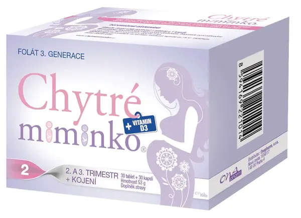 CHYTRÉ MIMINKO DHA 30 tabliet + 30 kapsúl