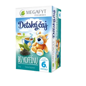 MEGAFYT Detský čierny čaj bez kofeínu 20 x 1.75 g