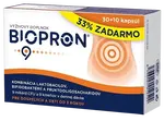 BIOPRON 9 Kombinácia laktobacilov, bifidobaktérií a fruktooligosacharidov 40 tobolek