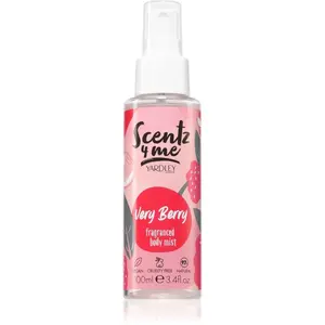 Yardley Scentz 4 Me Very Berry telová hmla pre ženy 100 ml