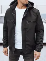 Kurtka męska przejściowa czarna Dstreet