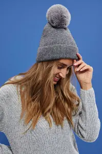 Marisse Cap with a pompom