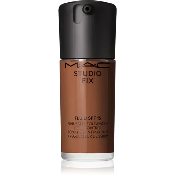 MAC Cosmetics Studio Fix Fluid SPF 15 24HR Matte Foundation + Oil Control zmatňujúci make-up SPF 15 odtieň NW53 30 ml