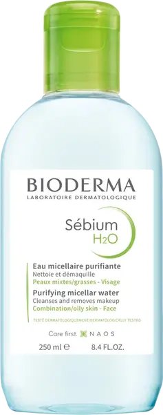 BIODERMA Sébium H2O micelárna voda na mastnú pokožku a akné 250 ml