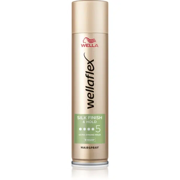 Wella Wellaflex Silk Finish & Hold lak na vlasy s extra silnou fixáciou 250 ml