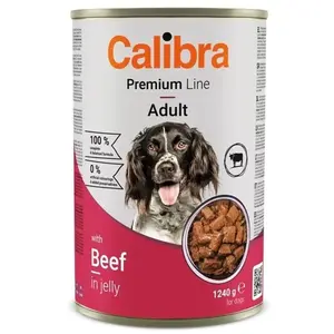 Calibra Dog Premium konzerva Beef 1240 g