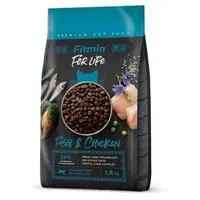 Fitmin Cat For Life Adult Fish and Chicken 1,8 kg | Granule pre mačky
