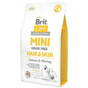Brit Care Mini GF Hair & Skin Salmon & Herring 2 kg | Granule pre psov