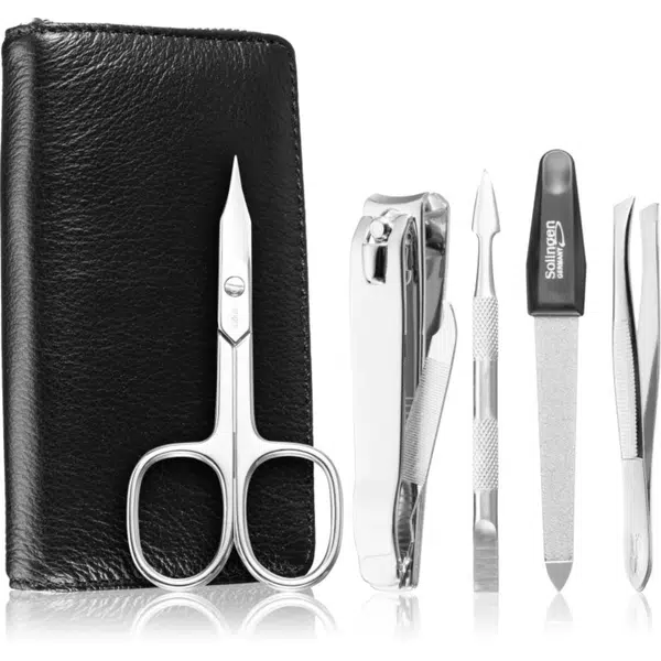 DuKaS Premium Line Solingen 1693 set na manikúru + kožené púzdro pre mužov