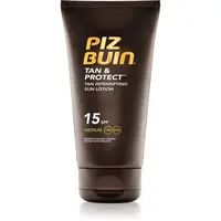 Piz Buin Tan & Protect ochranné mlieko urýchľujúce opálenie SPF 15 150 ml