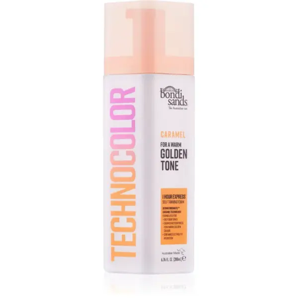 Bondi Sands Technocolor Caramel samoopaľovacia pena odtieň Warm Hydrated Glow 200 ml