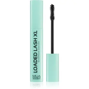 MUA Makeup Academy Loaded Lash XL vodeodolná riasenka pre predĺženie, natočenie a objem odtieň Black 8 g