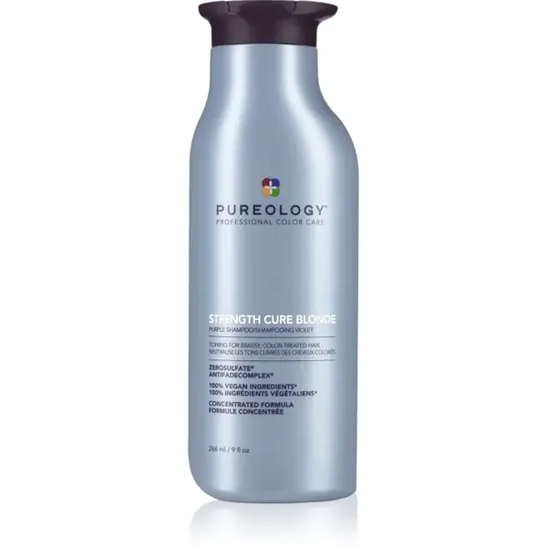 Pureology Strength Cure Blonde fialový šampón pre blond vlasy pre ženy 266 ml
