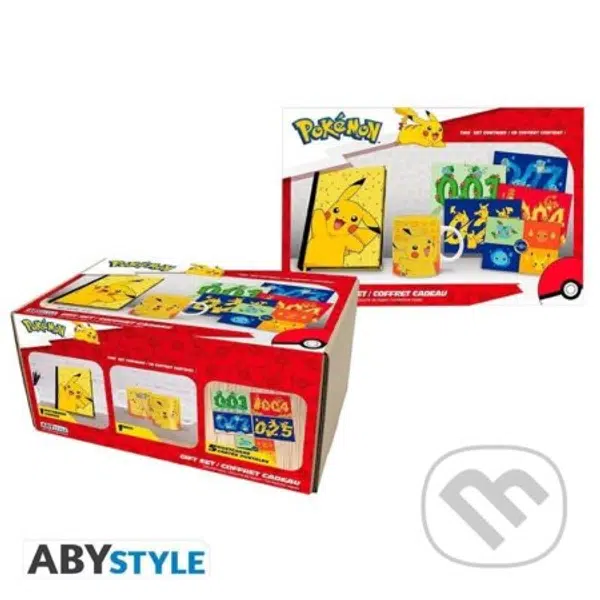 Pokémon Darčekový set (Zápisník, Hrnček, Pohľadnica)