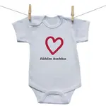 Boodyy Body s krátkym rukávom Ľúbim babku 80 (9-12 mesiacov)