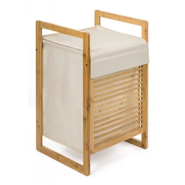 G21 Kôš na bielizeň 55 l, bambusový