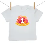 Boodyy Tričko s krátkym rukávom Už mám 1 rok Oranžová 110 (4-5 rokov)