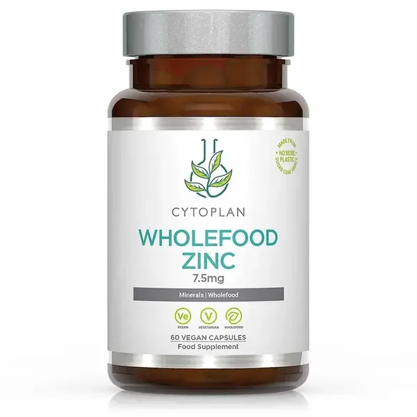 Wholefood Zinc - Zinok z rastlinného zdroja, 60 kapsúl
