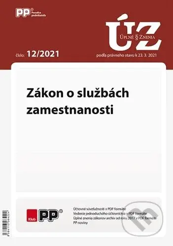 ÚZZ 12/2021 (Zákon o službách zamestnanosti)