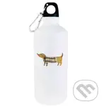 Turistická smaltovaná fľaša Pán Klobáska