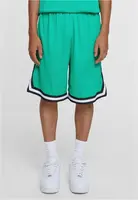 Men's Stripes Mesh Shorts - Green