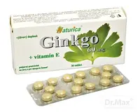 Naturica GINKGO 60 mg + vitamín E