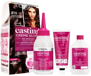 L'Oréal Paris Casting Crème Gloss semipermanentná farba na vlasy 515 ľadová čokoláda
